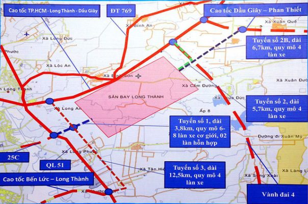Sẵn sàng vốn cho 2 tuyến đường kết nối sân bay Long Thành